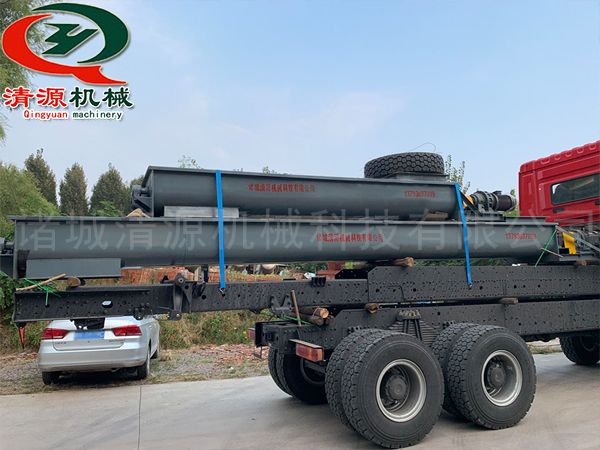 發(fā)往懷化市的雙軸螺旋輸送機(jī)兩臺(tái)
