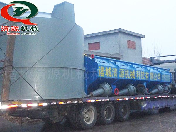 發往吉林白山的浮選脫墨機及碎漿機