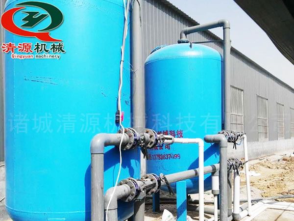 機械過濾器安裝現場